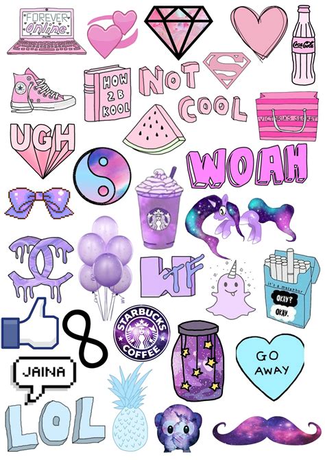 Cute Printable Stickers Tumblr